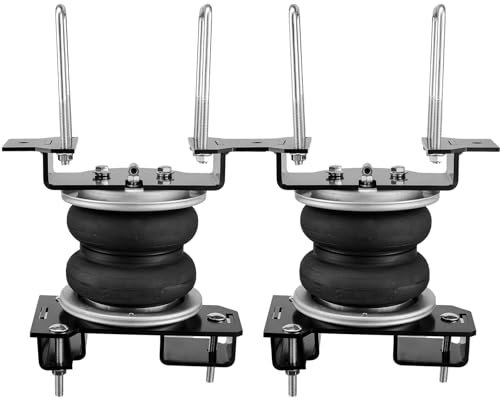 VEVOR Kit de Suspensión de Bolsa de Aire, Kit de Bolsa de Suspensión de Resortes de Aire Compatible con 2019-2023 Chevrolet Silverado 1500, Carga Nominal de 2267,96 kg, 5 a 100 PSI, Φ 146 x 143 mm