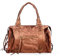 Gave Lux Damen-Umhängetasche aus laminiertem Echtleder. Handwerkliches Produkt. Hergestellt in Italien GLX2206090_LM23FBG Kupfer 41x28x13 cm