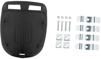 Milageto Support de Montage de Porte-Bagages arrière de Moto, Plaque de Base de Montage, Support d'extension de Porte-Bagages Facile à Installer, Support de
