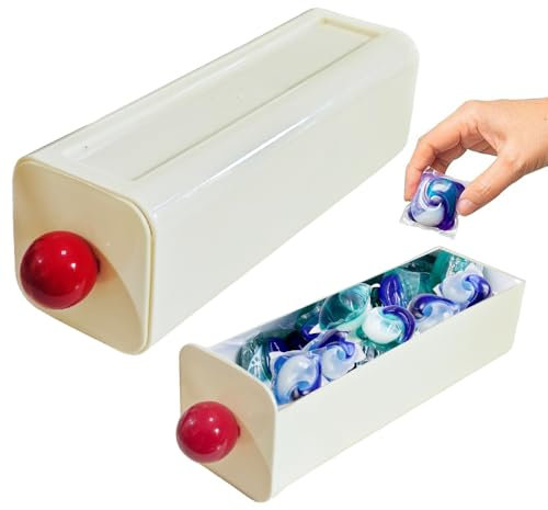 Ouliget Dishwasher Pods Storage Container,Hanging Storage Drawer for Detergent,Wall Kitchen Sink Cabinet Door Holder Storing for Laundry Pods Packaged Food Candy