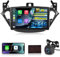Android Radio Coche para Opel Corsa 2015-2019/Opel Adam 2013-2016 con Wireless Carplay y Android Auto, Radio de Coche con Pantalla Táctil HD de 9 Pulgadas con GPS/WiFi/Bluetooth/EQ/FM RDS