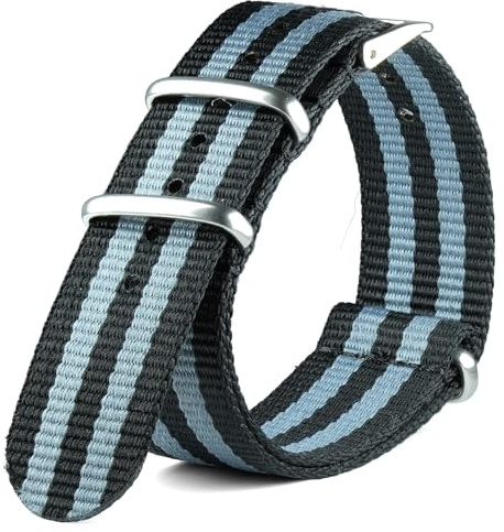 Neckarian NATO Strap 18mm Army Uhrenarmband Nylon G10 Military Watch Band für Männer Frauen Unisex