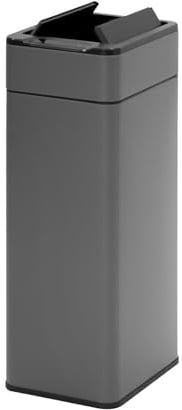 SVITA SE40L Sensormülleimer Abfalleimer Kücheneimer Automatik Mülleimer rechteckig mit Bewegungssensor 40l freistehend automatisch Grau