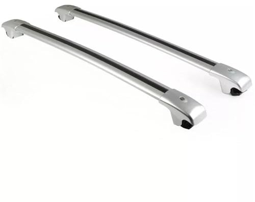 Relingträger Für Vw Für Touareg Für 7P 2011 2012 2013 2014 2015 2016 2017 2018 2PCs Querträger Querträger Dachgepäckträger Mit Dachreling Dachgepäckträger Auto(Silver)