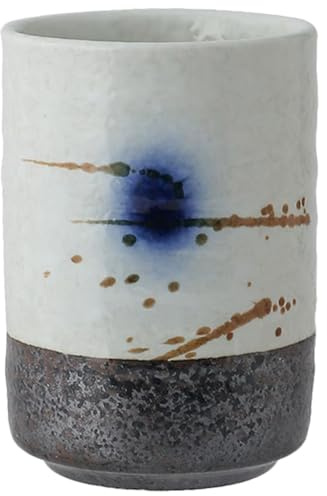 BIUDECO Tasse à Thé Japonaise Céramique Vintage Tasse Stable et Résistante à Haute Température Design Simple et Délicat pour Maison Service Du Thé