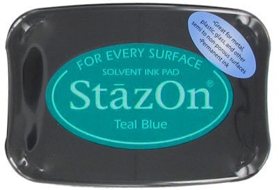 Stempelkissen Stazon Teal Blue