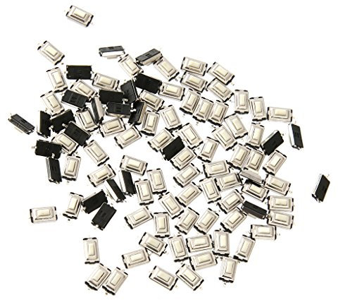 100pcs 3x6x2.5mm Bouton Tactile De Bouton-poussoir De Tact Switch Micro Switch Cms