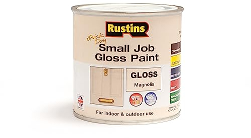 RUSTINS Small Job Gloss Paint Magnolia 250ml