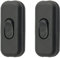 SFTlite Interrupteur / Noir [Lot de 2] En ligne Cordon Interrupteur Interrupteur à touche basculante pour Lampe Inline 2 ou 3 ligne