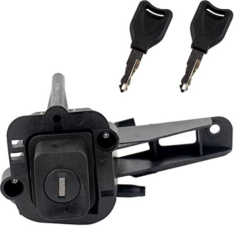 Serrure de coffre compatible pour Clio 2 (1998-2001) bouton poussoir coffre | avec double de clés | 7701471225