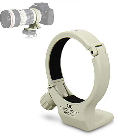 Lens Tripod Mount Ring Collar for Canon EF 70-200mm f/4L is II USM or EF 70-200mm f/4L & EF 70-200mm f/4L is Replaces Canon A-2 Durable ABS -White
