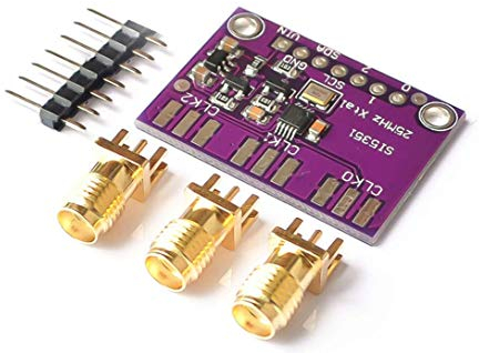 ICQUANZX CJMCU-5351 Si5351A Si5351 I2C 25MHZ Controlador Generador de Reloj Placa de Arranque 8KHz a 160MHz 3-5VDC para Arduino