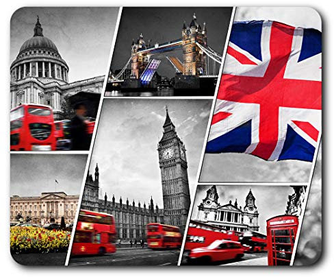 London Landmark UK Photo Art Mouse Mat Pad Computer PC Laptop Gaming Office Home Desk Accessory Gadget 21802