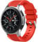 Dirrelo Bracelet Compatible avec Samsung Galaxy Watch 3 45mm/Galaxy Watch 46mm/Huawei GT 2 46mm, 22mm Souple Silicone Sport Remplacement pour Samsung Gear S3 Frontier, Hommes Femmes, Rouge