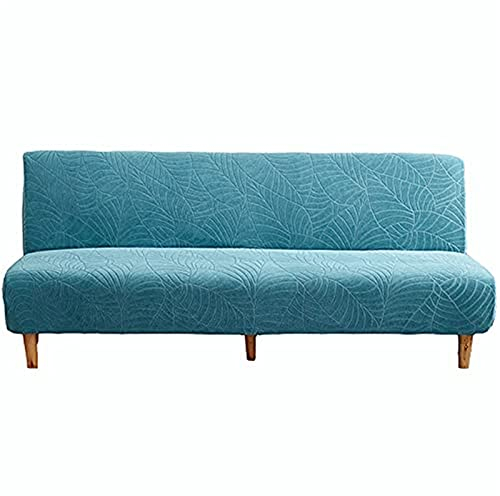 BXFUL Sofabezug ohne armlehnen, Couchbezug ohne armlehne Elastischer Antirutsch Clic Clac Sofahusse Couch überzug Stretchhusse Weich Stoff (160-190cm,Blau)