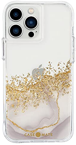 Case for iPhone 13 Pro Max - Marble Design - 10 ft Drop Protection - 6.7 Inch - Karat Marble