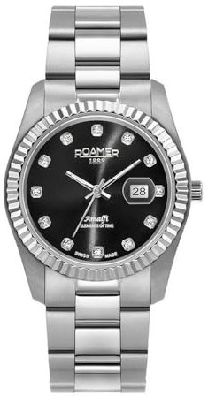 Roamer Damen Uhr Analog Quarz 852844 41 59 20 Amalfi Edelstahl