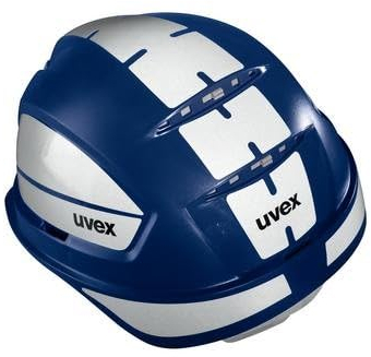 Uvex Schutzhelm pheos B-WR 9772538 blau mit Lüftungen 25 Stück