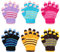 TAGVO 6 Paar Winter Magische Handschuhe, Kinder Dehnbare Warme Magische Zweilagige Handschuhe & Fäustlinge Jungen oder Mädchen, Strickhandschuhe Unisex Strick Vollfinger Fäustlinge