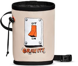 Mammut Gym Print Chalk Bag | Kreidebeutel zum Klettern, Magnesia Tasche, Mit Reißverschlusstasche für Smartphone | One Size, Savannah