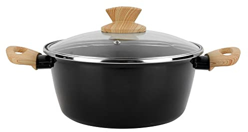 Cacerola orbe ø24cm con tapa de vidrio
