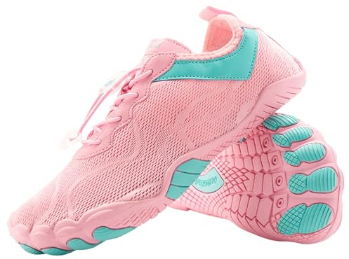 Freiluftkind Das Original – Kokoda rutschfeste Barfußschuhe (Pink/Größe EU 37) – Der perfekte Barfußschuh für Dein Abenteuer – Barfusslaufschuhe Barfuss Schuhe Barefoot Shoes