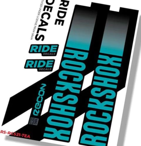 Ride Decals RockShox Recon Silver Boost MY21 (Model Year 2023) - Teal Matte