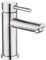 Grifo lavabo acero inoxidable monomando agua fria y caliente con mangueras incluidas recto