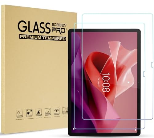 ProCase 2 Piezas Protector de Pantalla para Lenovo Idea Tab Pro 12.7 2025 /Lenovo Tab P12 12.7 2023 /Yoga Tab Plus 12.7, Screen Protector Vidrio Templado Mica para 12.7 pulgadas Lenovo Tab P12