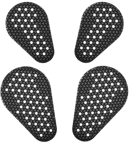 SAS-TEC Tripleflex Ventilated CE UKCA Level 2 Flat Design Body Protection for Shoulder/Elbow/Knee/Hip Impact Zones - Armour Upgrade Inserts 4pc Set