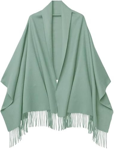 PFLife Cashmere Scarf for Women 80''*27'' Ladies Scarves Gift Box Pashmina Shawls and Wraps Thick Oversized Scarf Winter (Avocado green)