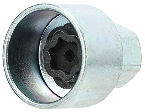 Car Wheel Lock Key Anti Theft Lugnut Socket Metal Wheel Lock Lug Nut,Wheel Lock Key Anti Theft Lugnut Socket Replacement for 1 3 5 6 7Series X1 X2 X3 X4 X5 X6 Z4 Wheel Bolts (055)
