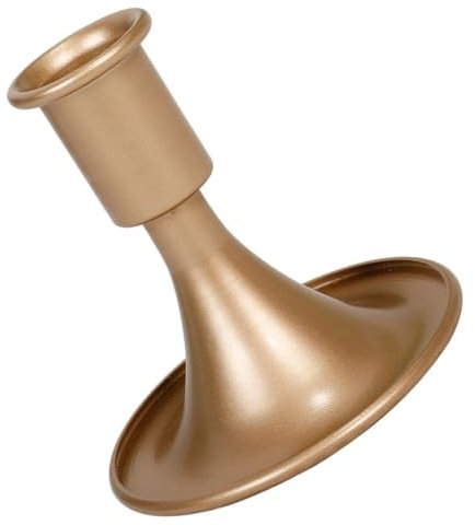 IMIKEYA Bougeoir Fonte Vintage Doré pour Décoration De Table Support à Bougie Élégant pour Ambiance Romantique Lors des Mariages Et Fêtes