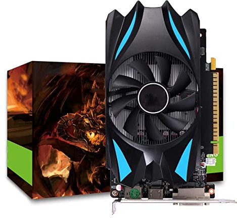 Taygate Carte Graphique de Jeu Fit for kllisre GTX 1050 4GB Nouvelle Carte Graphique 128bit Gddr5 Cartes vidéo GPU Pas GTX 1050 Ti 4G
