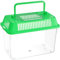 ULTECHNOVO Mini aquarium portable en plastique avec poignée pour petits animaux, insectes, tortues (couleur aléatoire)