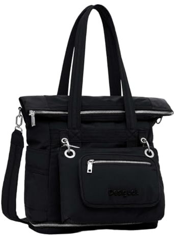 Desigual Women's Accessories Nylon Backpack Big, Schwarz