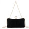 EVEOUT Damen Satin Abendtasche Clutch Elegant Plissierte Hochzeitstasche Handtasche mit Schultergurt Umhängetasche für Party Abschlussball Brauttasche