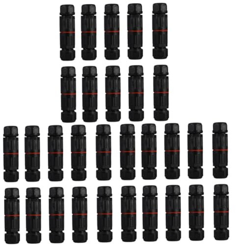 OSALADI 30pezzi Connettori Cavi Impermeabili Per Splice Elettrici Facile Installazione Senza Saldature Adatti Per Illuminazione Esterna Alta Resistenza Al Calore e Antifiamma