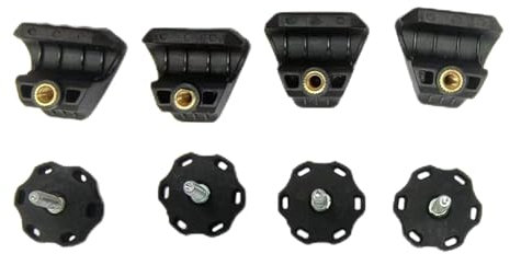 4-teiliges Reparaturset für Football-Helm-Visierclips, Ersatzschrauben für Outdoor-Aktivitäten