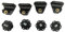 4-teiliges Reparaturset für Football-Helm-Visierclips, Ersatzschrauben für Outdoor-Aktivitäten