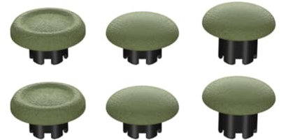Hzxkqmil Joysticks Analogiques de Remplacement Poucettes Bâtons de Pouce Stick Accessoires Interchangeables pour PS5 Edge Manette (Vert)