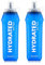 SLUXKE Gourde Souple 750ml Sac D'hydratation De Course, Pack 2 Units TPU Bouteille D'eau Pliable, Flasque Souple pour Le Running, Vélo, Randonnée