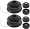 JUUDDENPARTS 2 Pcs Mower Trimmer Head, Strimmer Bump Feed Line Spool Replacement for Ryobi Expand
