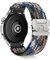 RoYiio Correas de Reloj para Xiaomi Watch S4 Correa Redmi Watch 5 Active/Lite Cómodo Transpirable Correa Nylon 22mm para Huawei GT 5 Pro 46mm /Garmin Venu 3 /Forerunner 265 - Denim Colorido