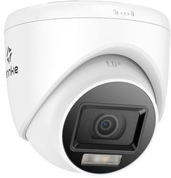 ANNKE 4K Dual-Light Dome Camera with 82ft IR Night Vision, DWDR,IP67 and 2.8mm Lens for Outdoor and Home Surveillance