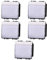 5 MODULI PULSANTE PORTANOME, BIANCO, COMPATIBILE CON BTICINO LIVING, PULSANTE A 2 MODULI, CAMPANELLO, INGRESSO, MODULI E FRUTTI 100% COMPATIBILI, MATERIALI DI ALTA QUALITA'