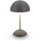 BRILONER - LED Tischlampe kabellos IP44 mit Touch, dimmbar, Akku tauschbar, Nachttischlampe, Leselampe, LED Lampe, Campinglampe, Tischleuchte, Akkulampe, Outdoor Lampe, 16 x 29 cm (DxH), Anthrazit