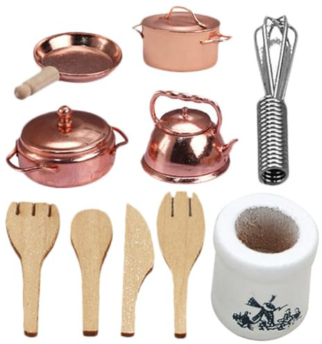 Yardwe 1 Juego Cocina Educativo Miniatura para Muñecas Accesorios Decorativos para Casa de Muñecas para Niñas y Juguetes de Cocina Divertidos y