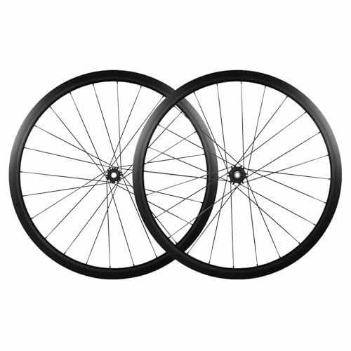 LSRRYD Carbonfaser Radsatz 27,5 29 Zoll Mountainbike-Radsatz Steckachse Vorder- Und Hinterräder Scheibenbrems Felge 32 Löcher 8-12-Gang-Kassette(27.5,15 * 100/12 * 142mm)