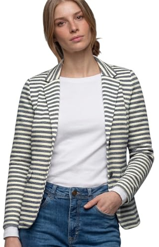 Street One Basic Blazer mit Knöpfen und Streifen Shadowed Navy 34